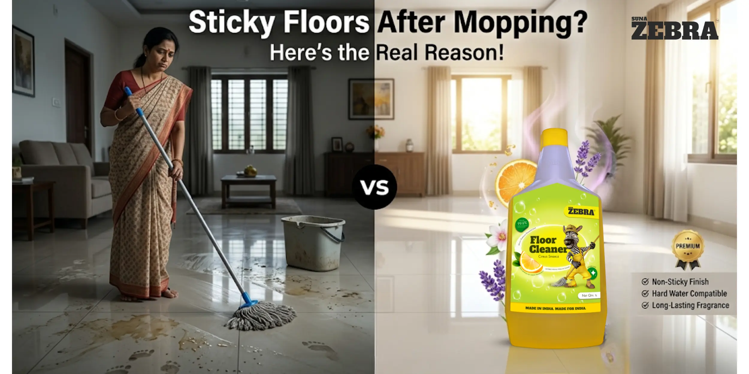 Why Does Your Floor Become Sticky After Mopping?